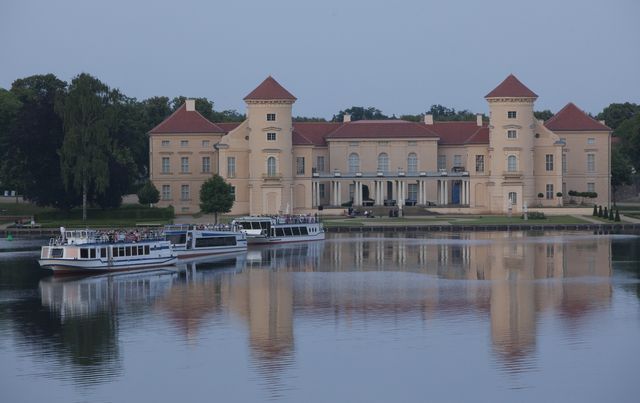 Grienericksee und Schloss Rheinsberg
